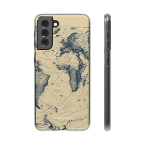 Vintage World Map | Flexible Phone Case for Samsung Galaxy