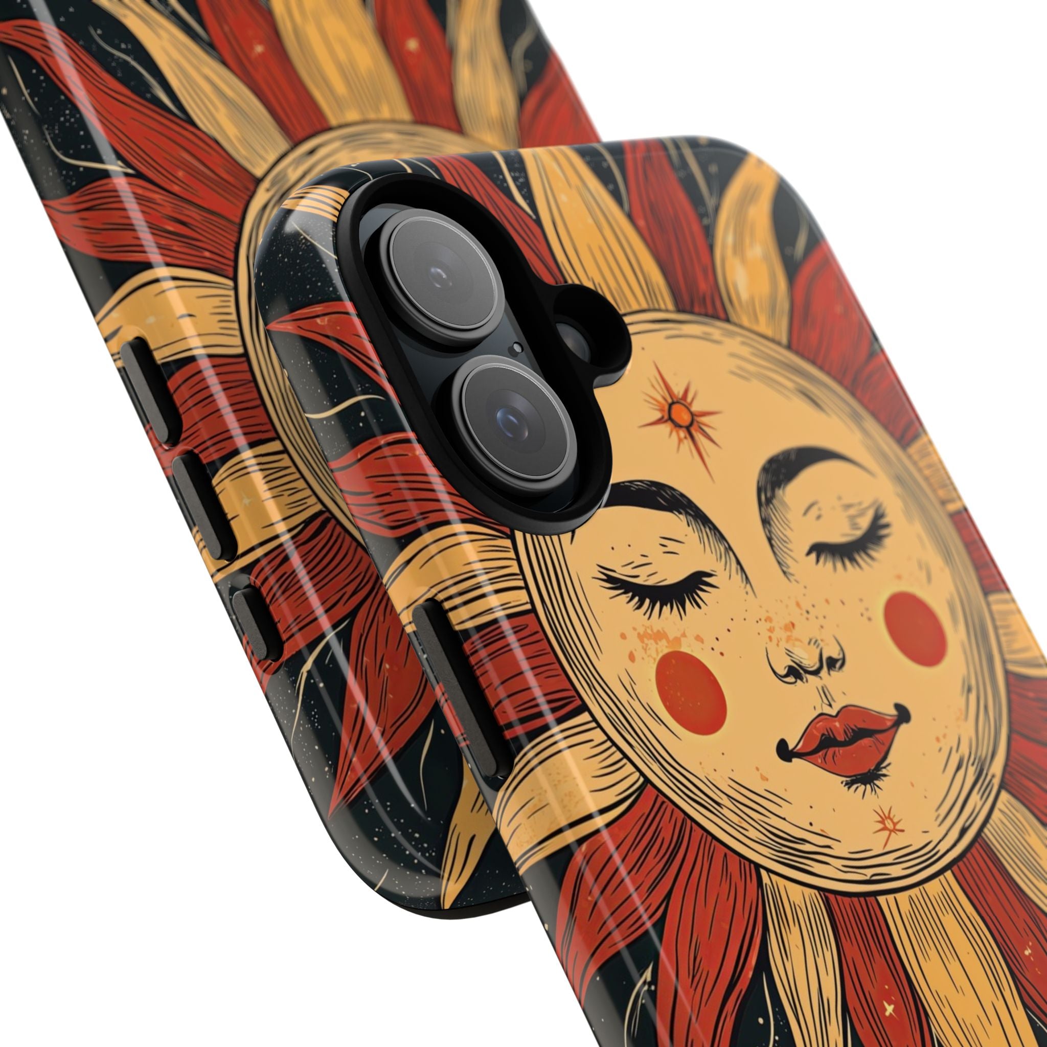 Sunshine Embraces Stars - iPhone Case