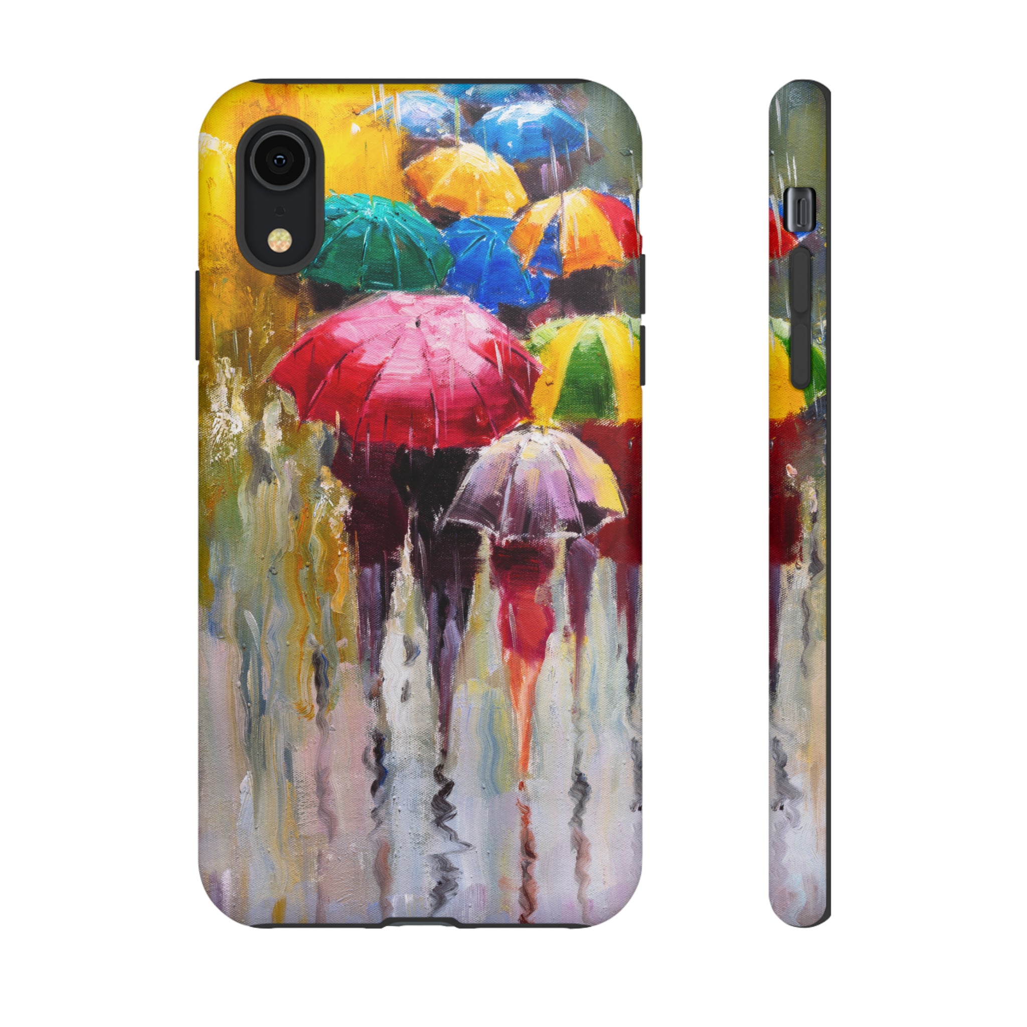 Oil Painting - Rainy Day - Protective Phone Case