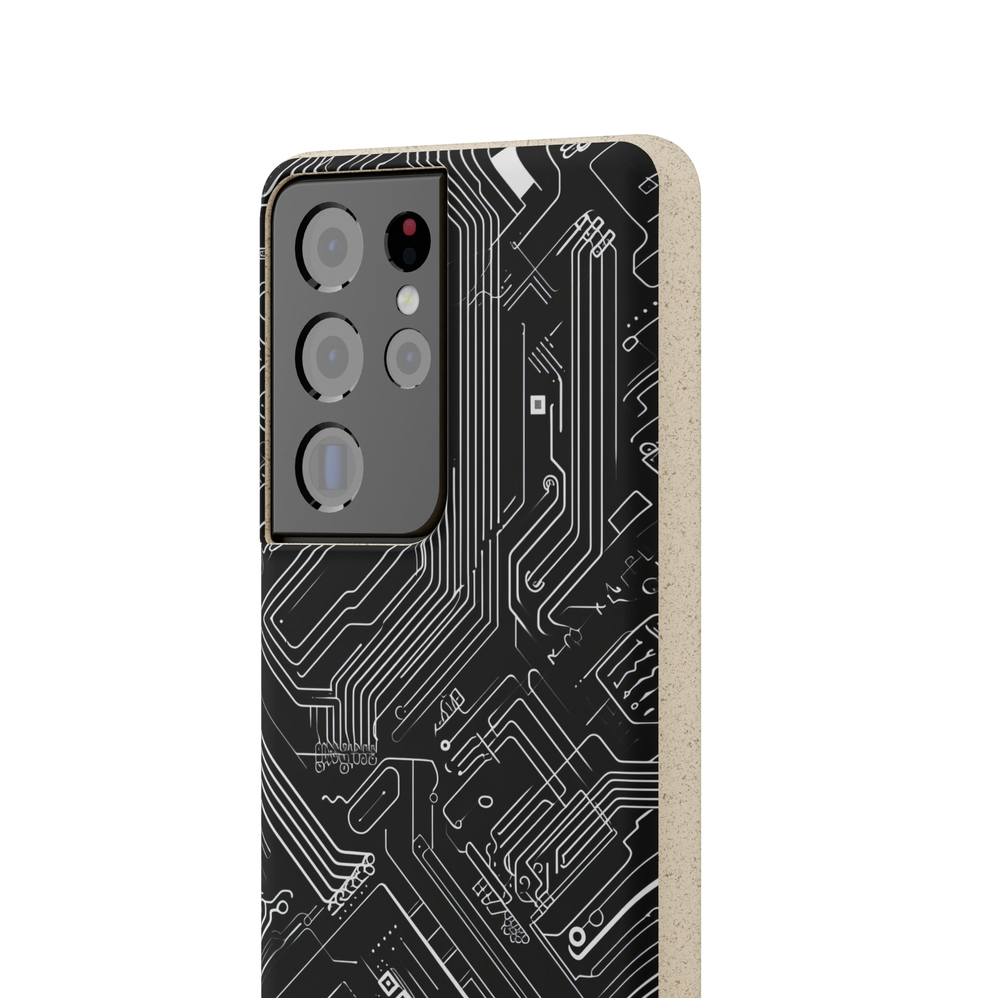 Cyber Circuitry Art | Biodegradable Phone Case