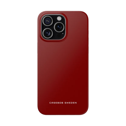 Maroon iPhone 15 - Flexi Phone Case