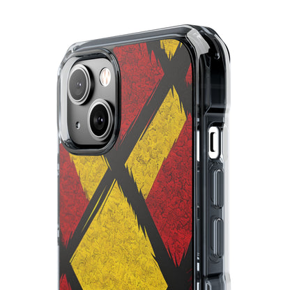 Dynamic Geometric Energy iPhone Case - Impact