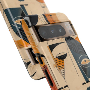 Cubist Introspection | Protective Phone Case for Google Pixel