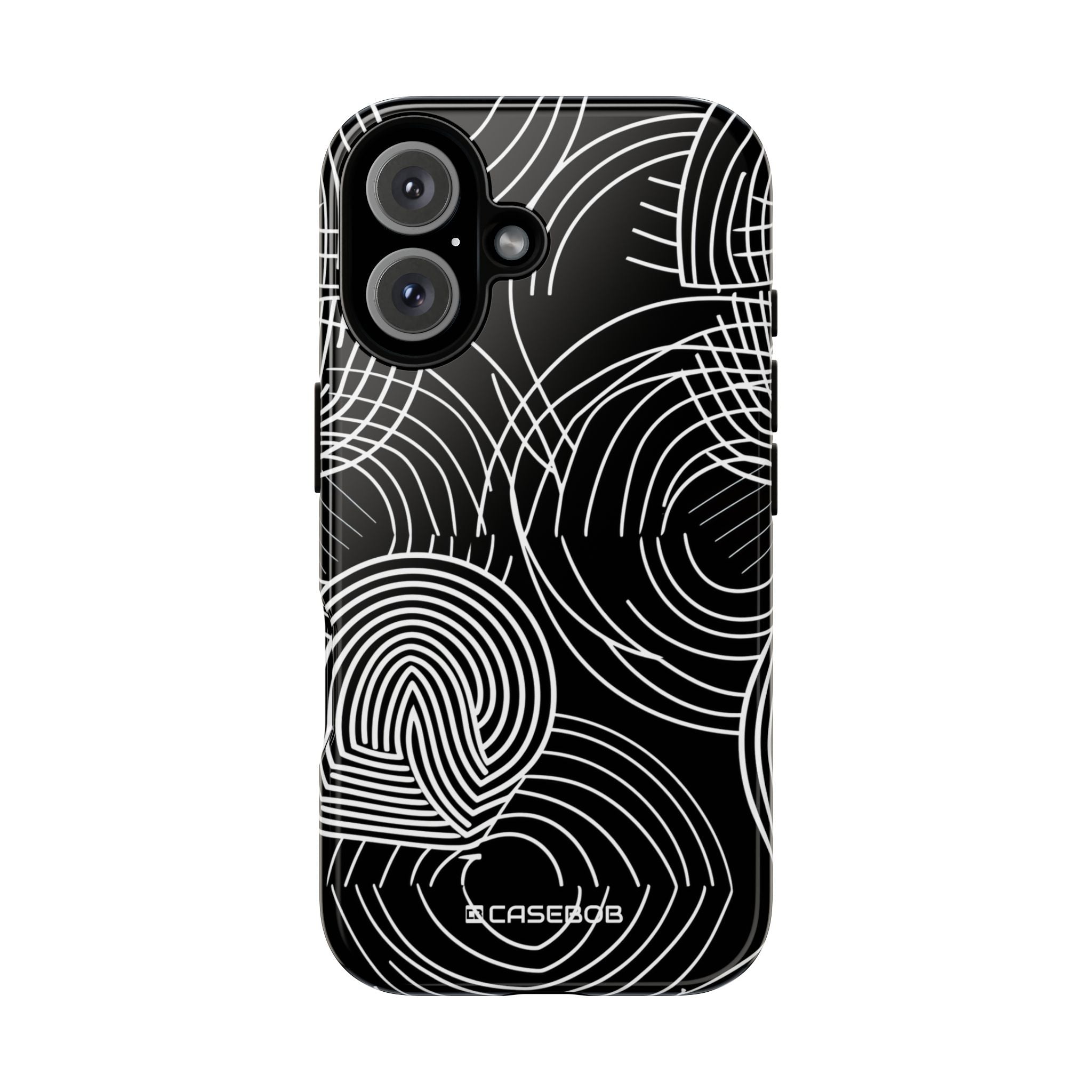 Ethereal Black and White Labyrinth - for iPhone 16