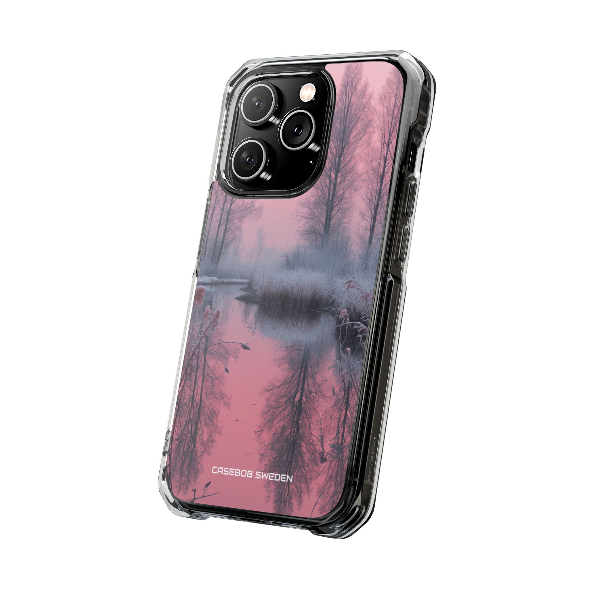 Pink Serenity Case - Clear Impact iPhone 14 Phone Case