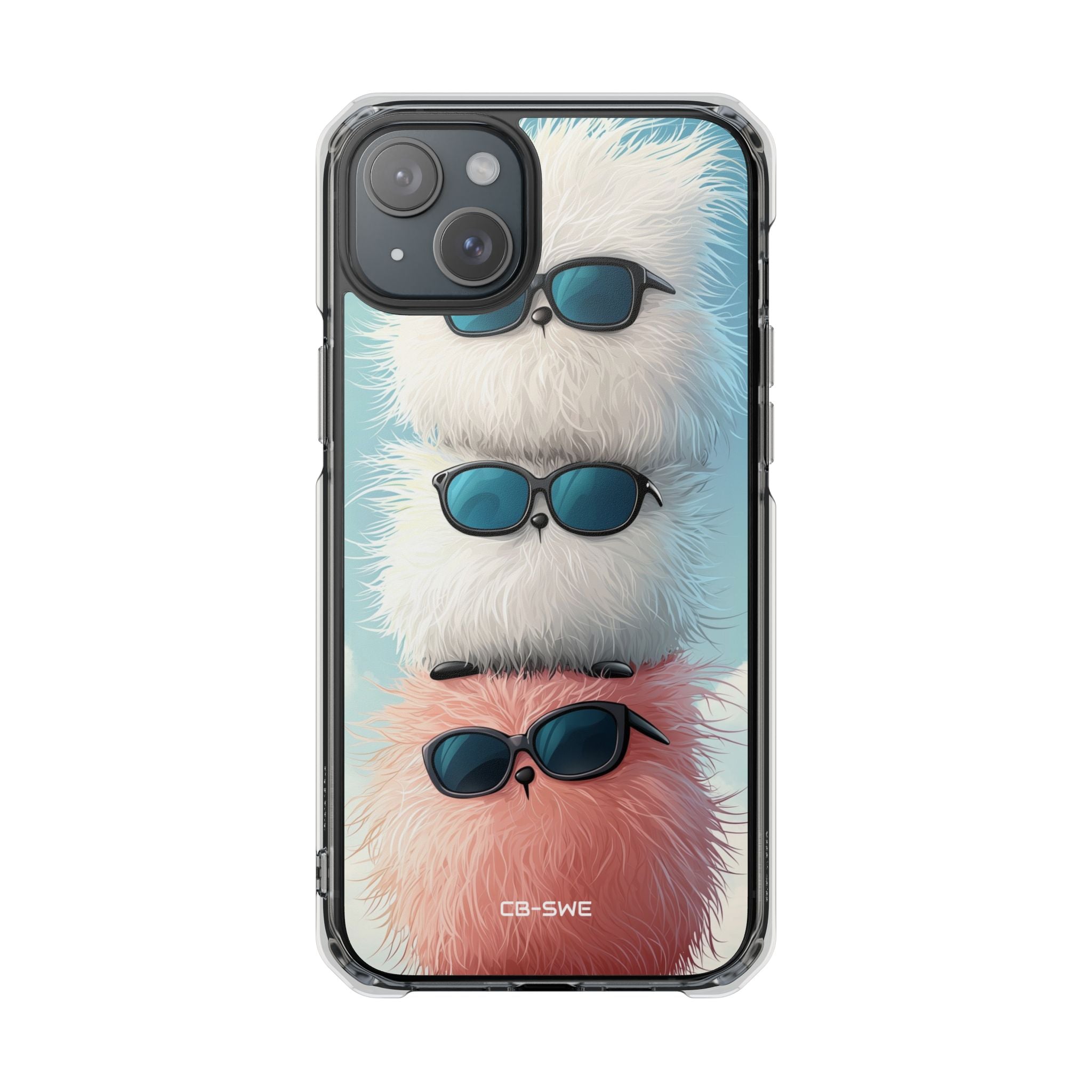 Fluffy Creatures Stack iPhone Case - Impact