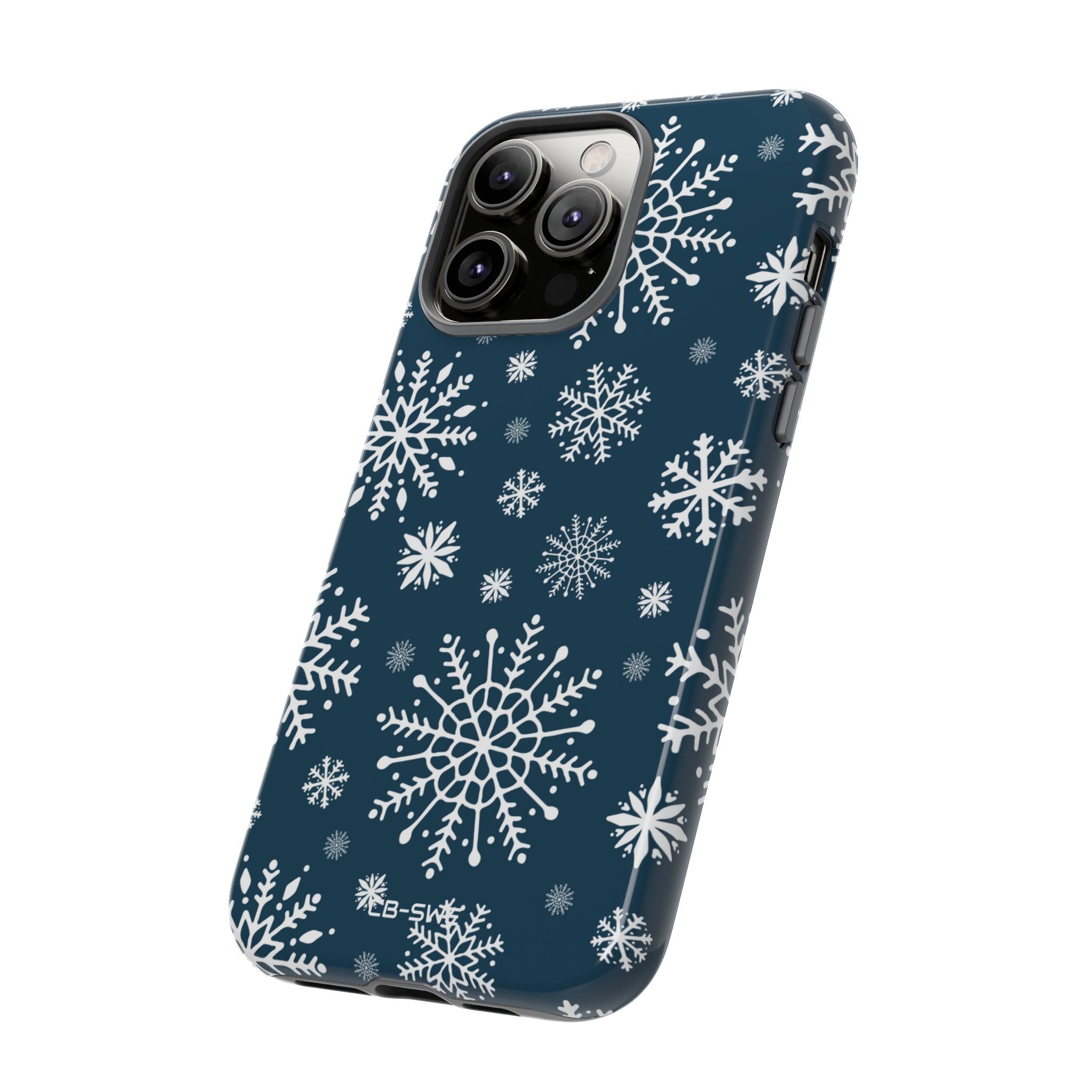 Snowflakes Dance Gracefully - iPhone Case