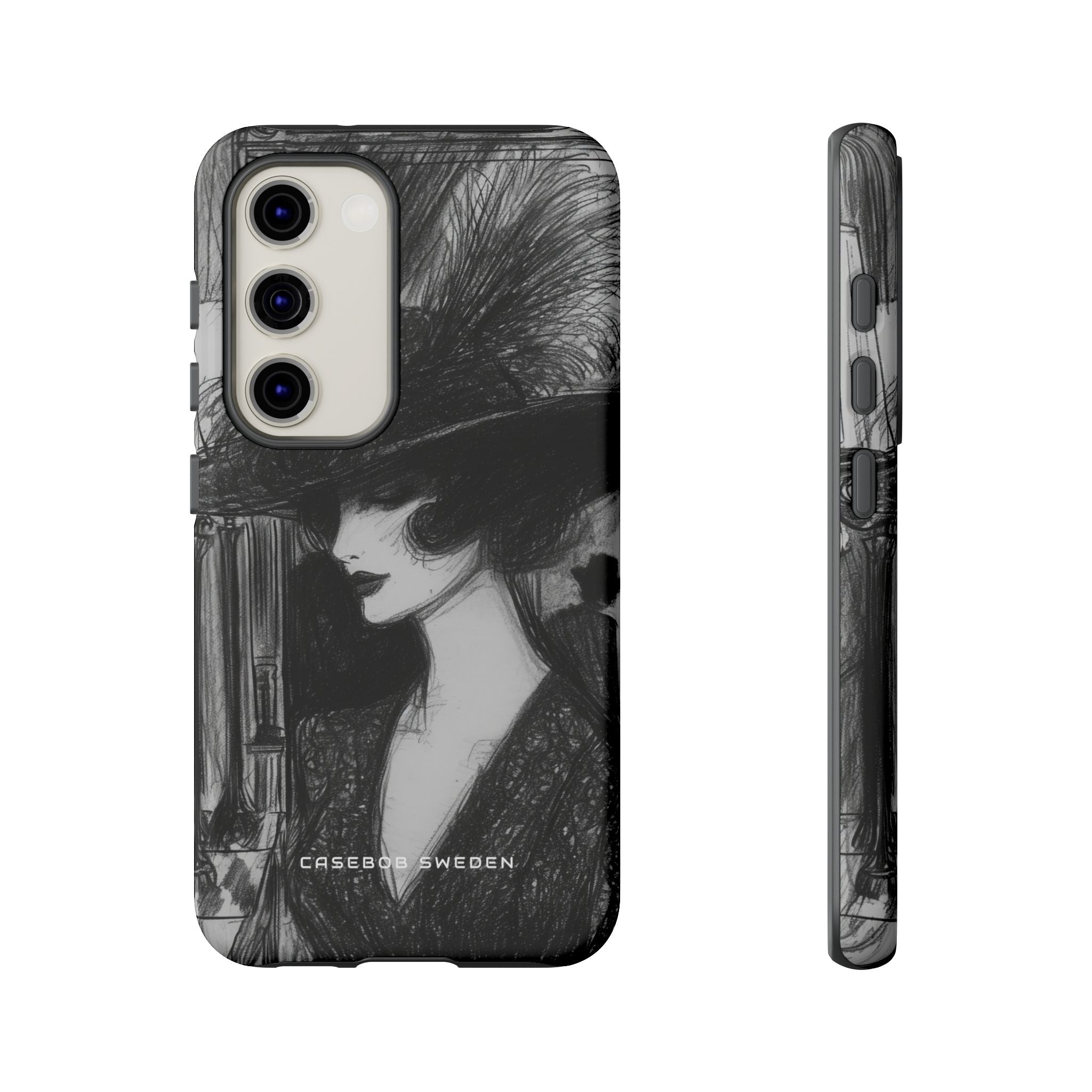 Timeless Elegance in Monochrome Samsung S23 - Tough Phone Case