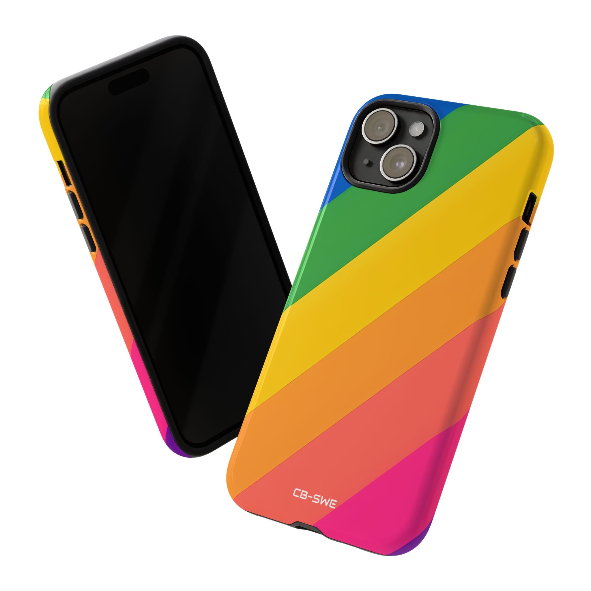 Vibrant Geometric Spectrum - iPhone Case