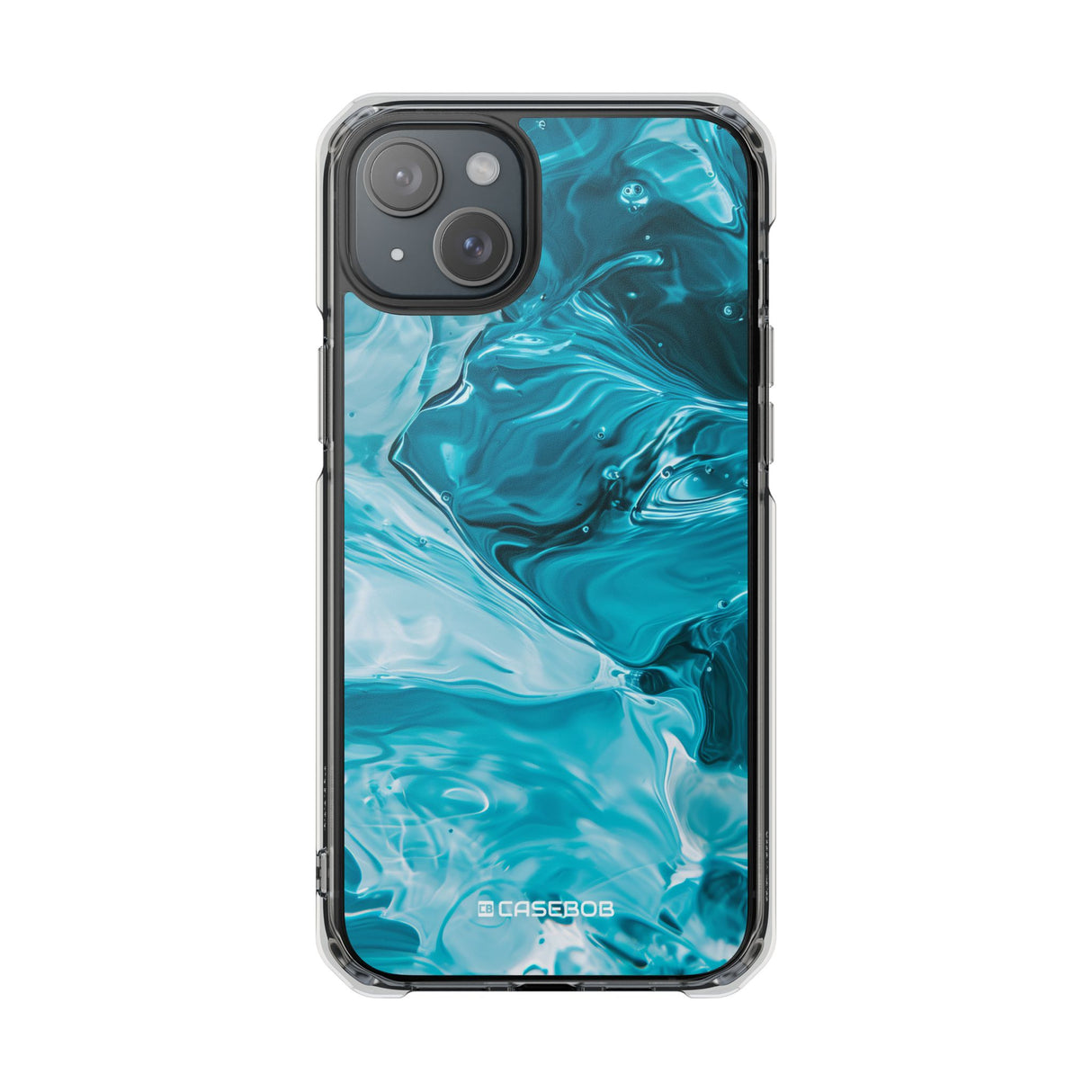 Turquoise Pantone  | Phone Case for iPhone (Clear Impact Case - Magnetic)