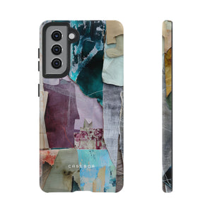 Textured Fabric Fusion - Protective Phone Case