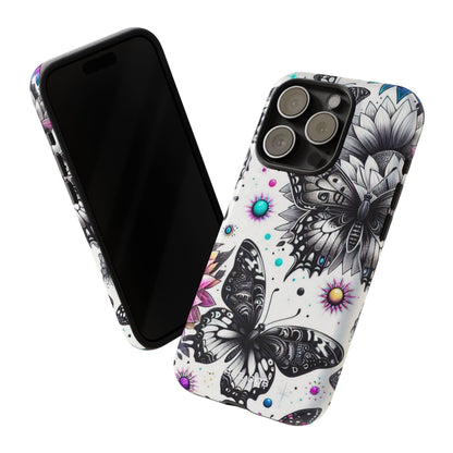Butterfly Bloom iPhone 15 Pro Case - Tough