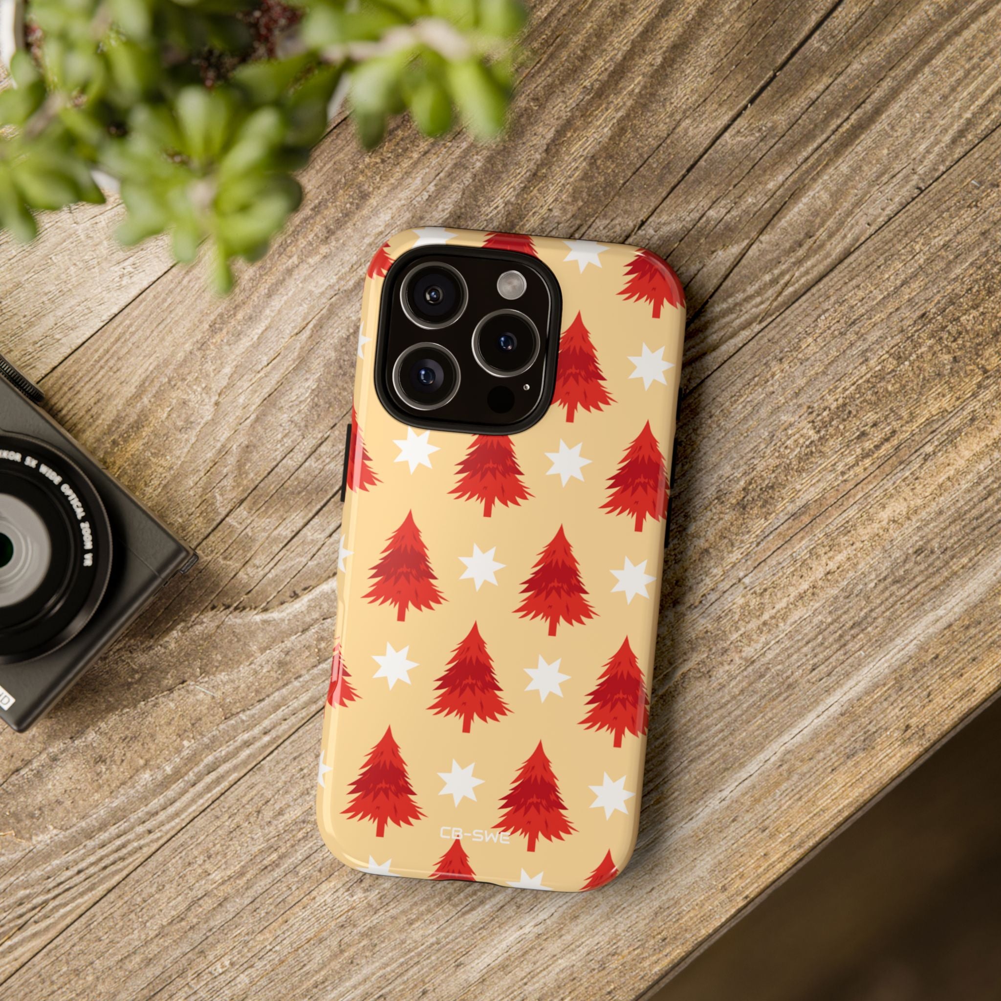 Red Trees Shine - iPhone Case