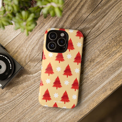 Red Trees Shine - iPhone Case