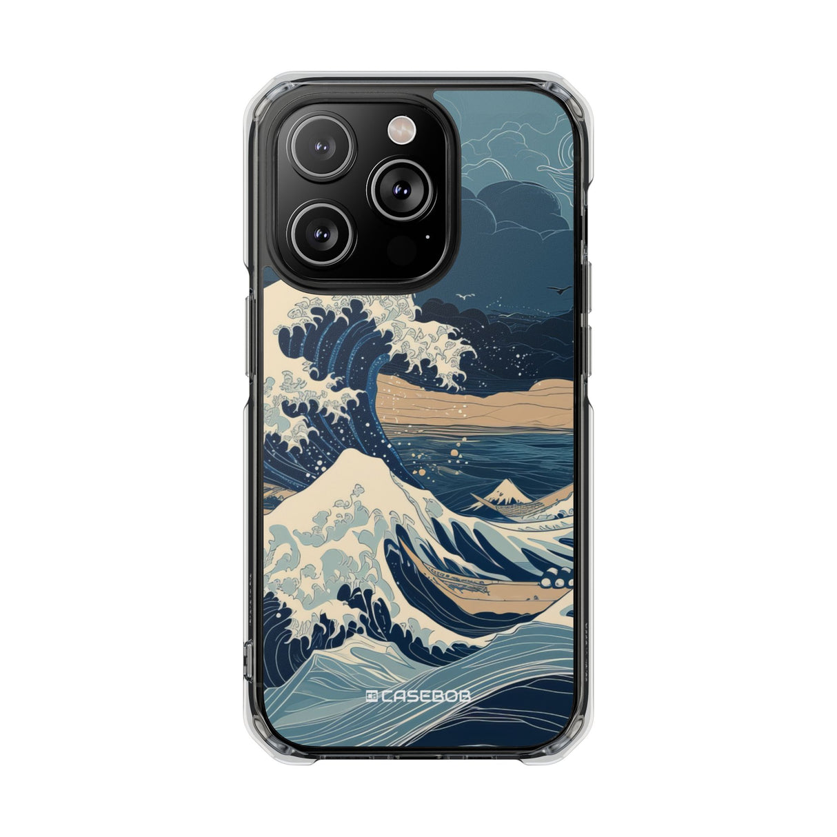 Oceanic Reverence - Phone Case for iPhone (Clear Impact - Magnetic)