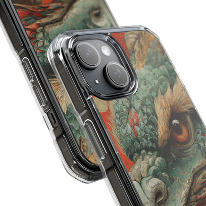 Emerald Dragonflare iPhone 15 Case - Impact