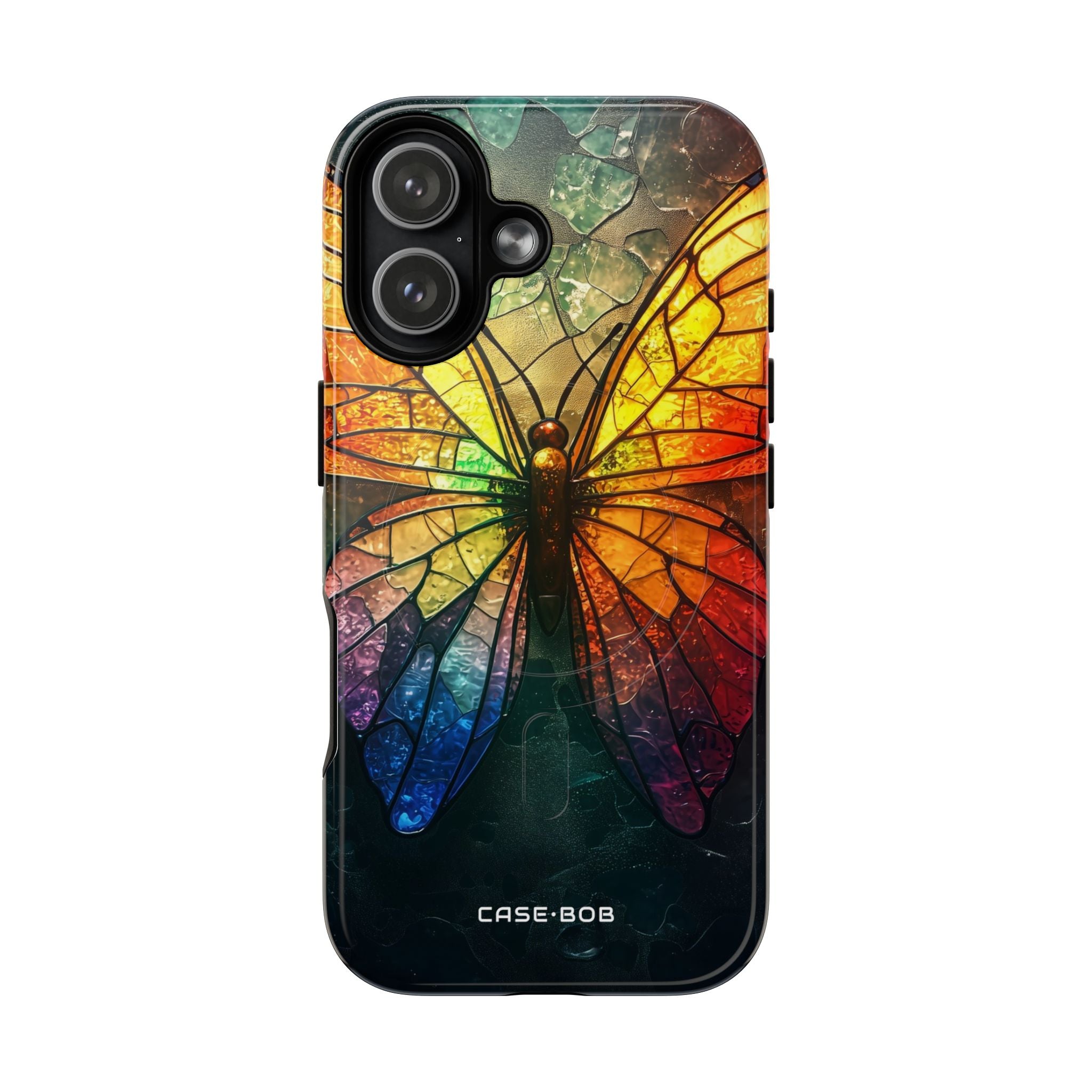 Stained Glass Butterfly iPhone 17 Case - Tough+