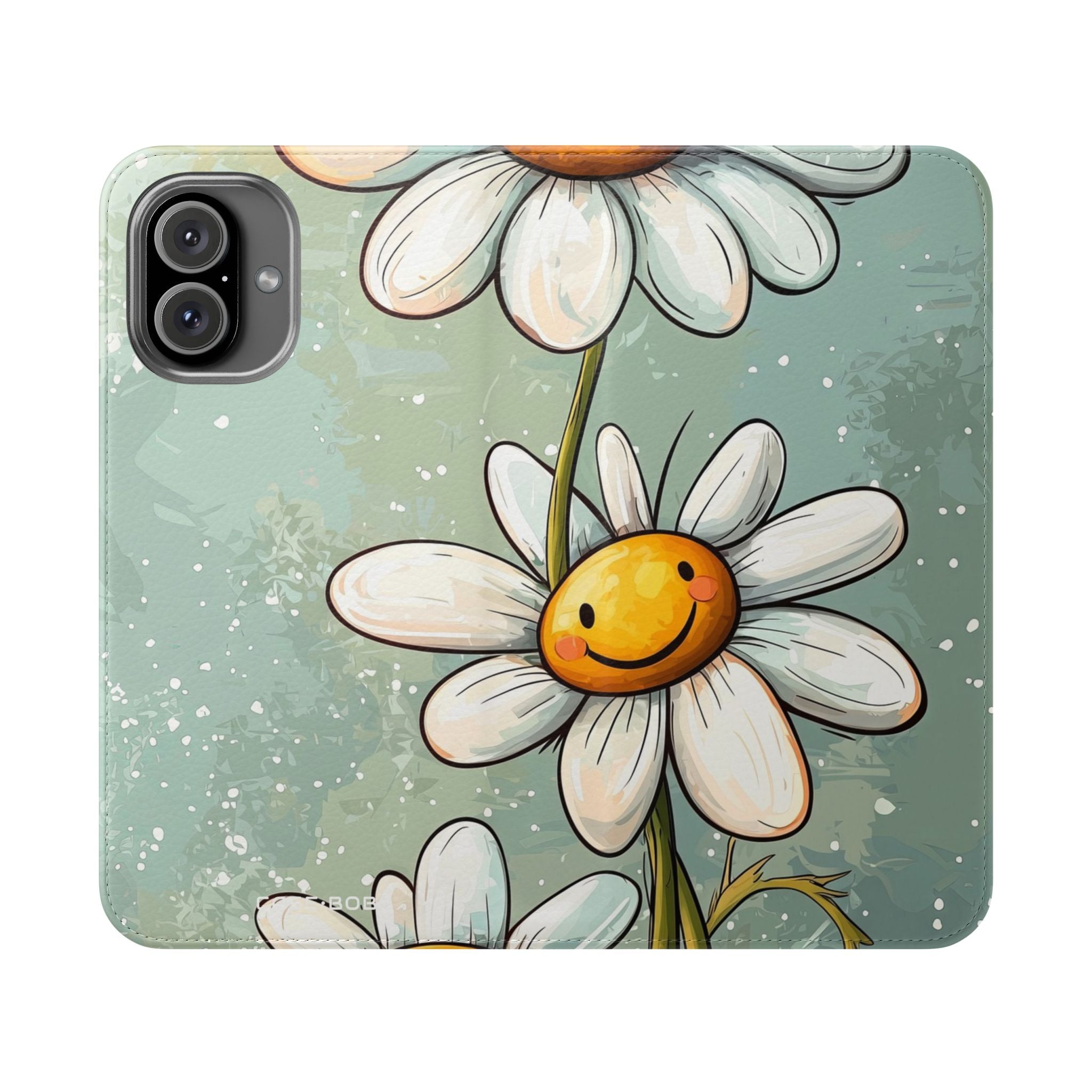Smiling Daisies Burst - iPhone 16 Plus Case - Wallet
