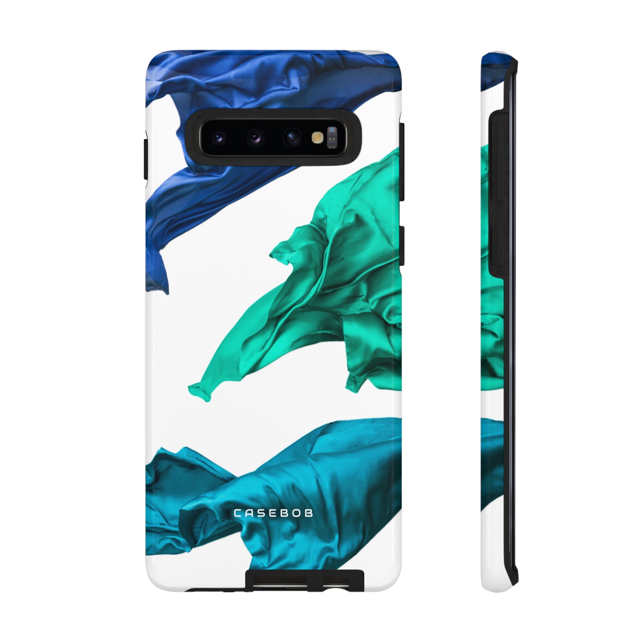 Blue Velvet Fabric - Protective Phone Case