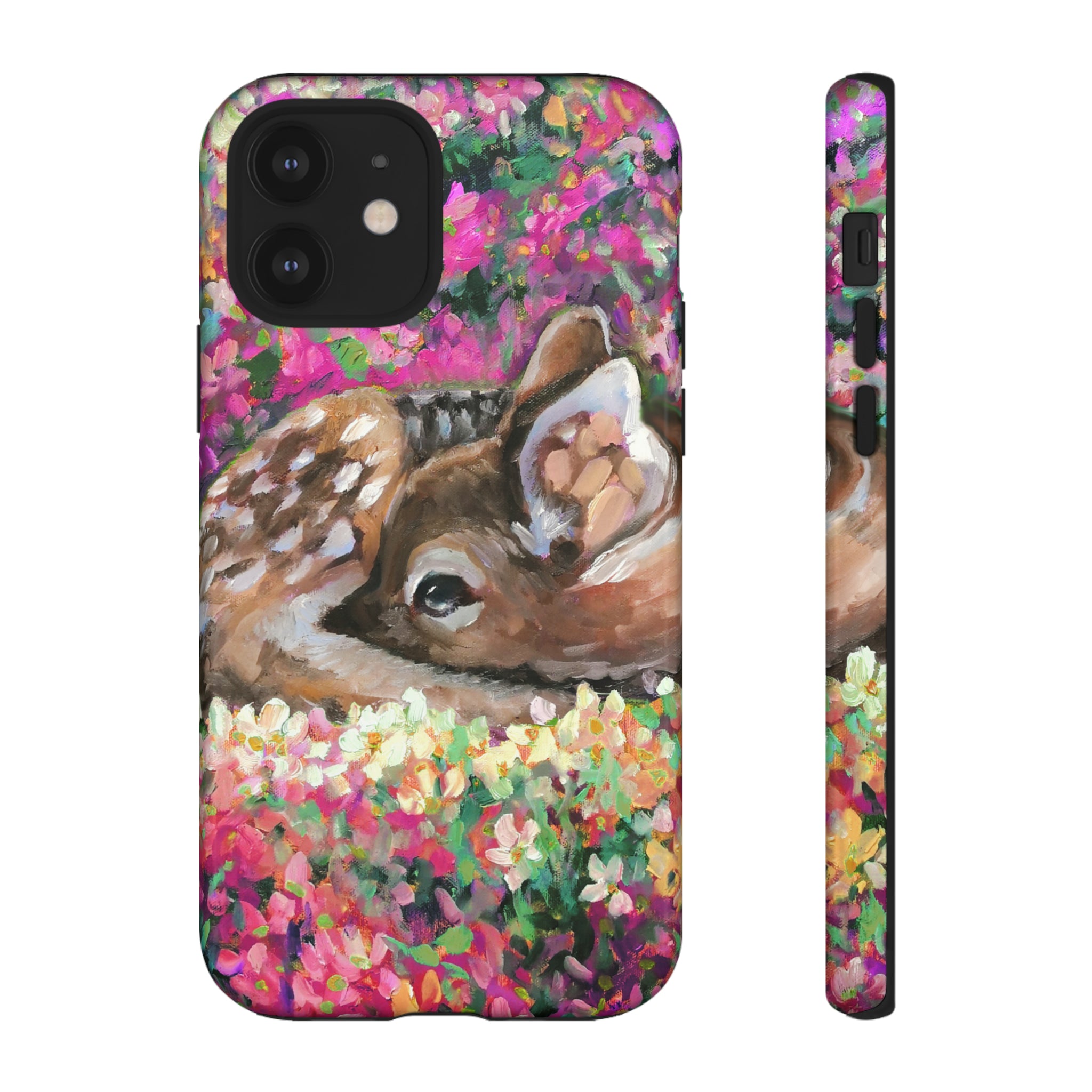 Oil painting - Young Deer - Protective Phone Case