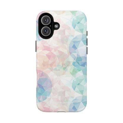 Pastel Geometry Background - Tough iPhone 16 Phone Case