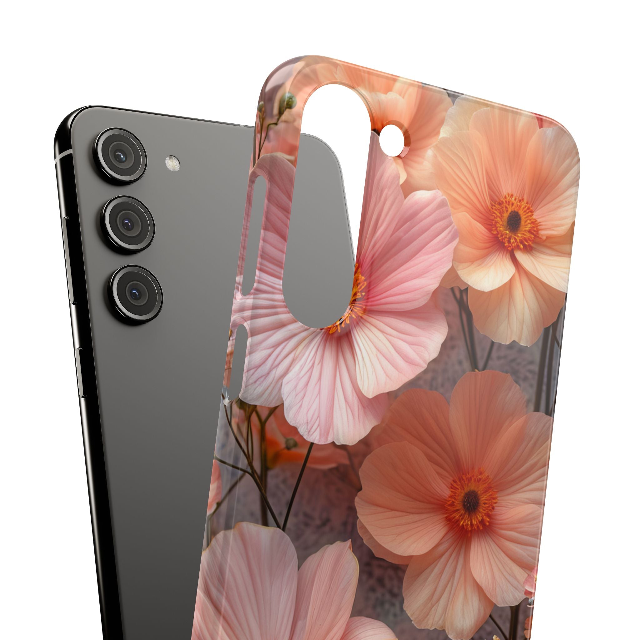 Serene Botanical Blooms - Slim Samsung S23 Phone Case