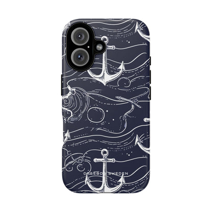 Gradient Anchorflow Waves iPhone 16 - Tough Phone Case