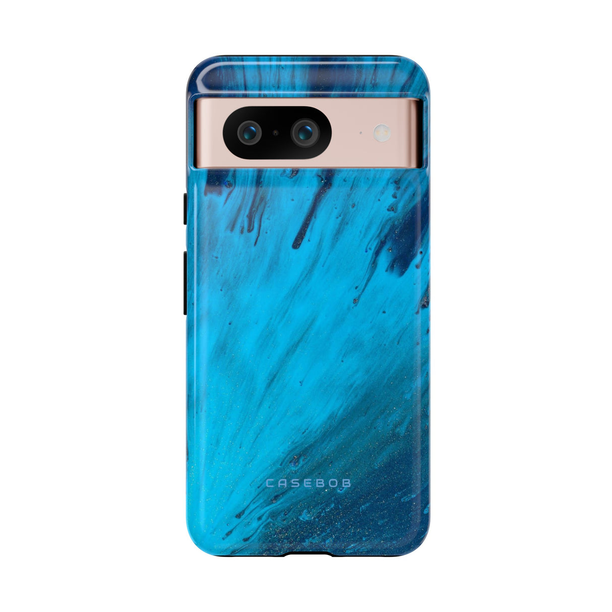 Light Blue Ink Art | Phone Case