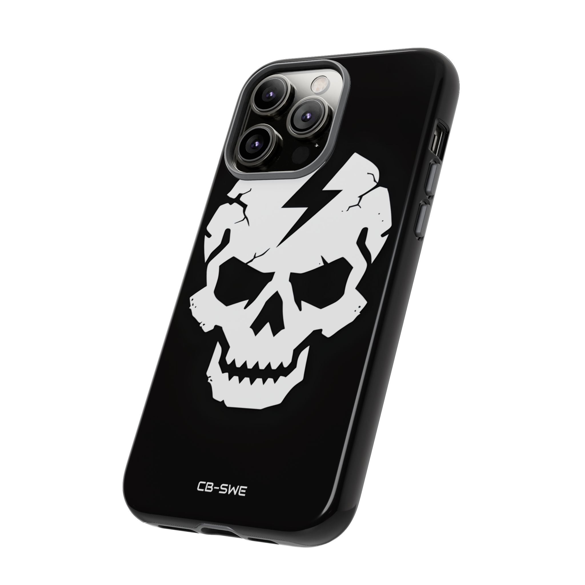 Cracked Skull Drama - iPhone Case