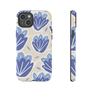 Light Blue Happy Flower - Protective Phone Case