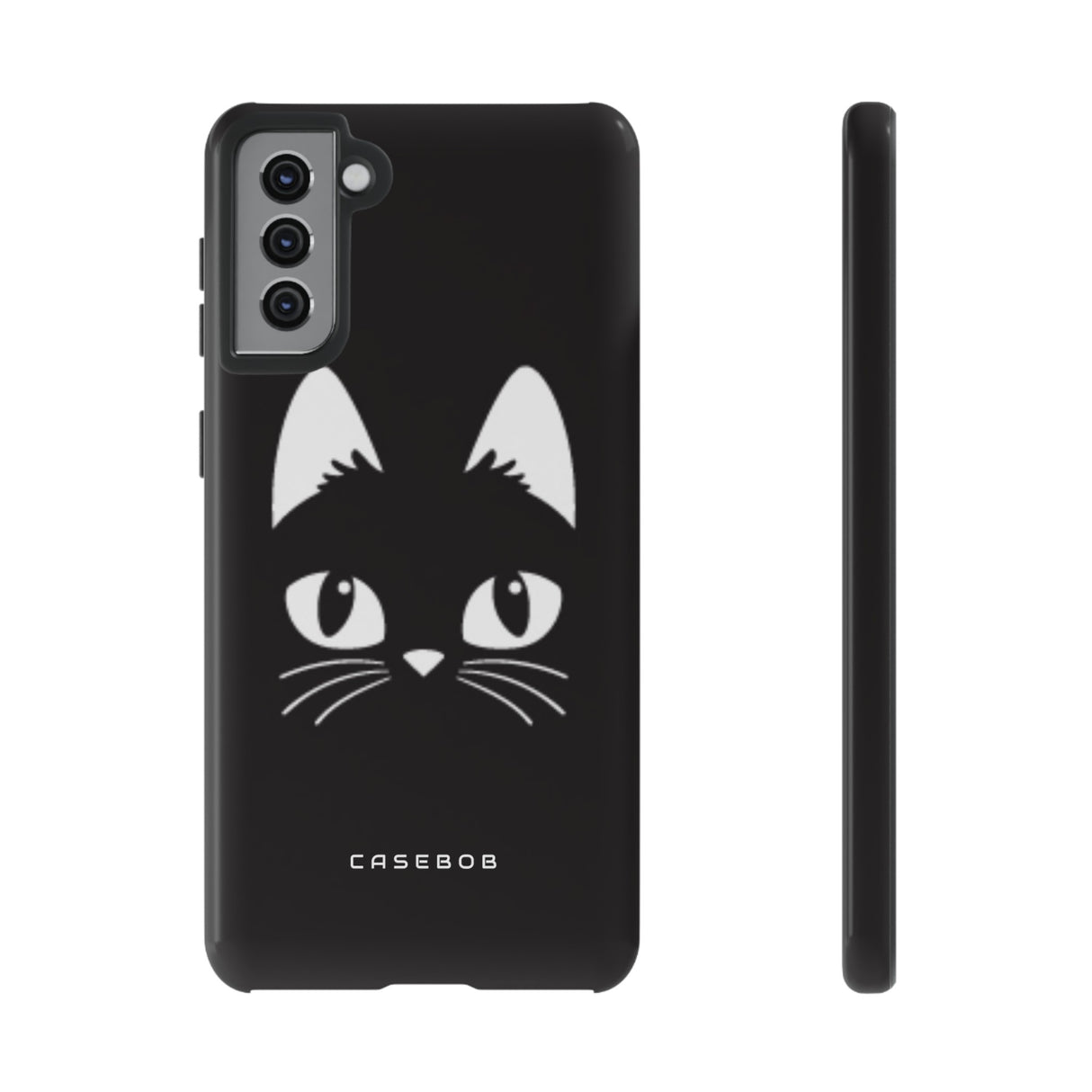 Cartoon Cat Icon - Protective Phone Case