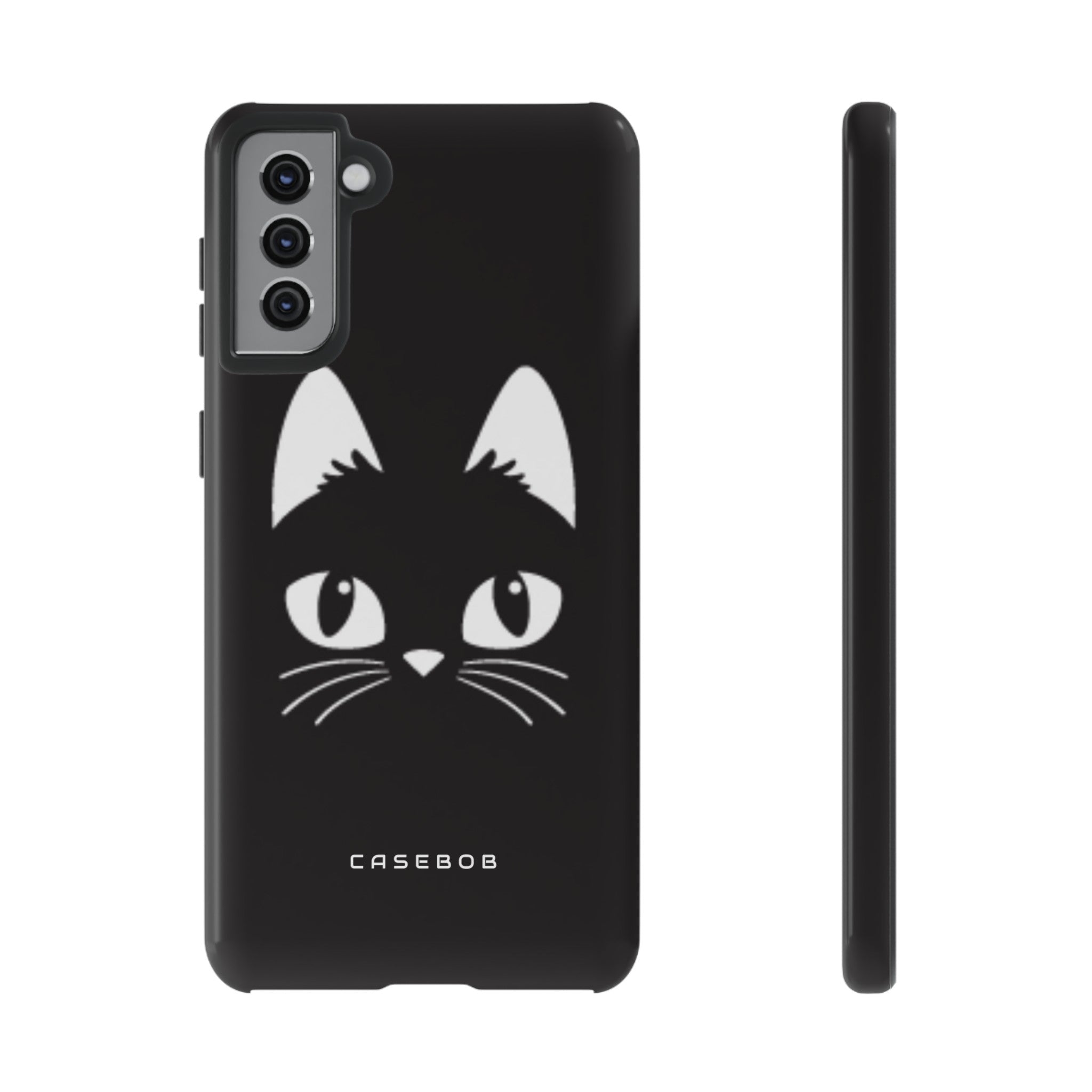 Cartoon Cat Icon - Protective Phone Case