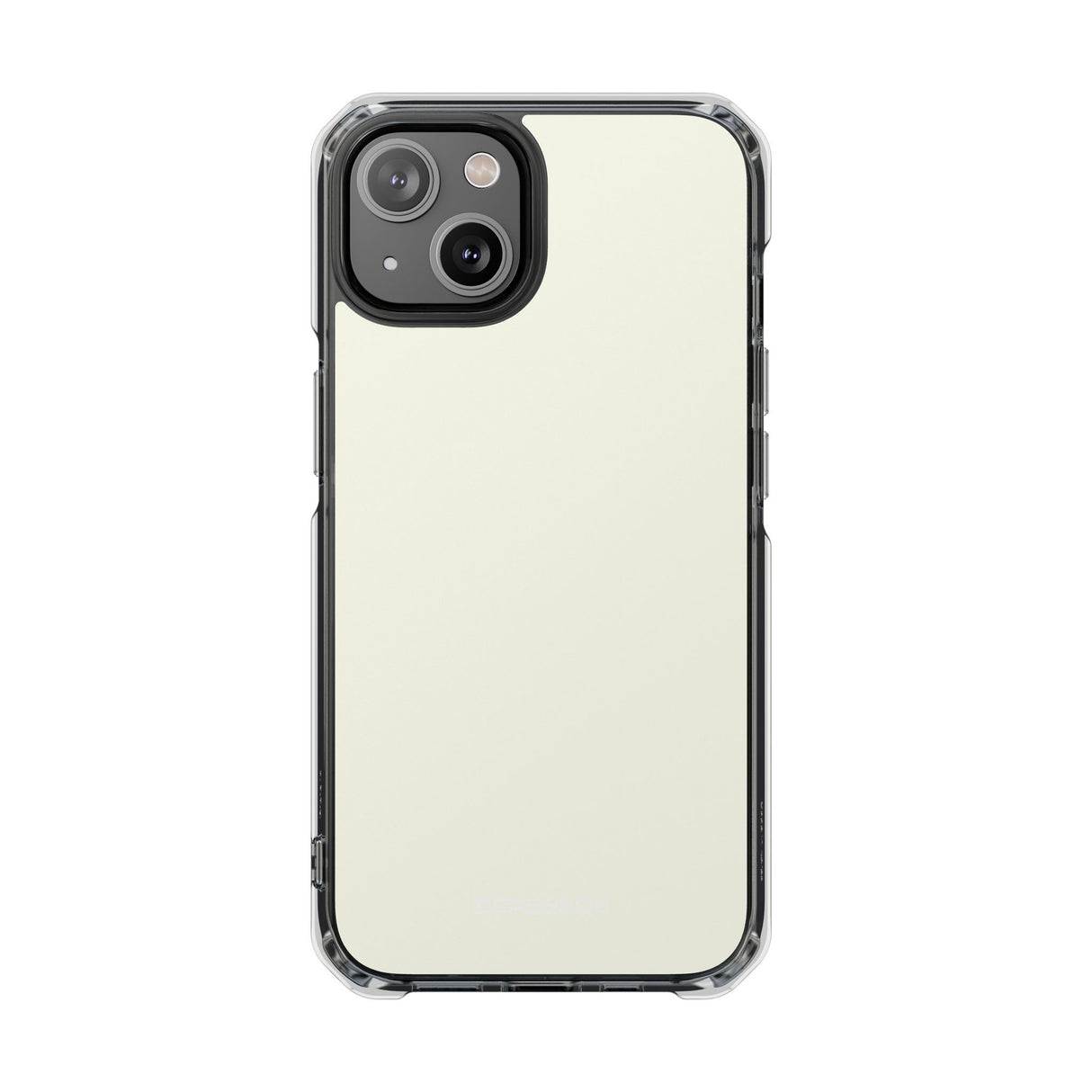 Ivory Color | Phone Case for iPhone (Clear Impact Case - Magnetic)