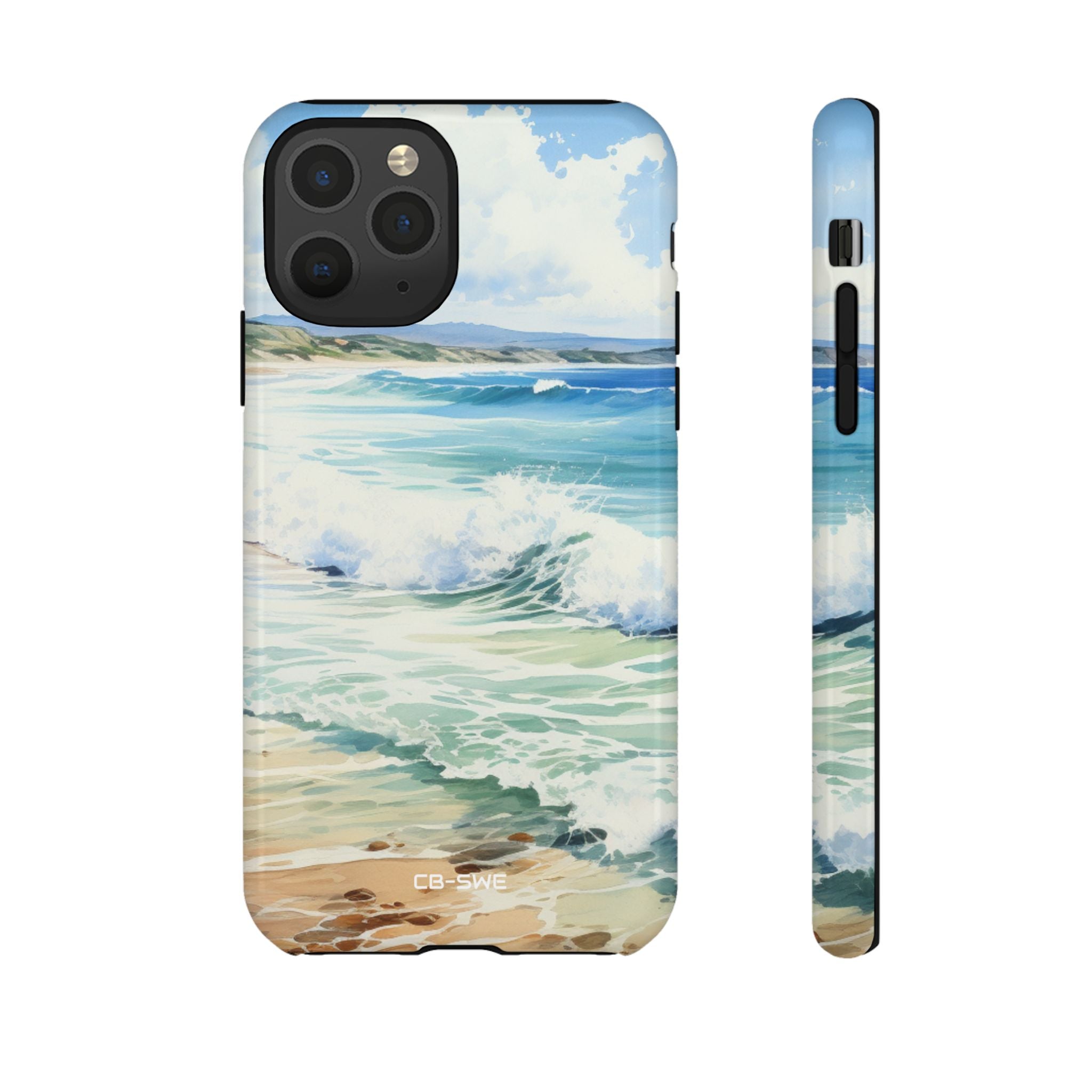 Serene Coastal Watercolors - iPhone Case