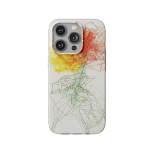 Fiery Blossom | Flexible Phone Case for iPhone