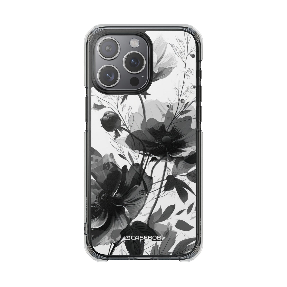 Botanical Elegance - Phone Case for iPhone (Clear Impact - Magnetic)