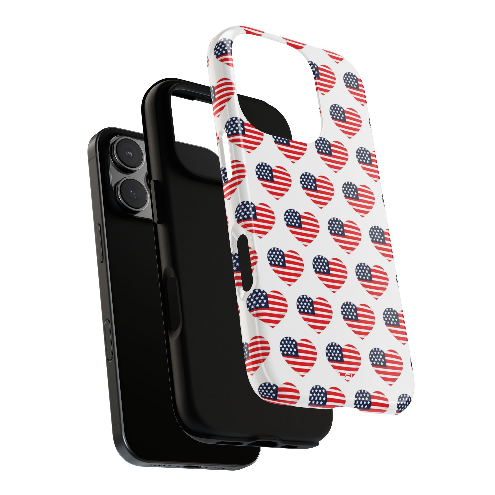 Hearts Embrace Freedom - iPhone Case