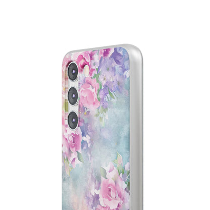 Dreamy Floral Watercolor - Flexi Samsung S23 Phone Case