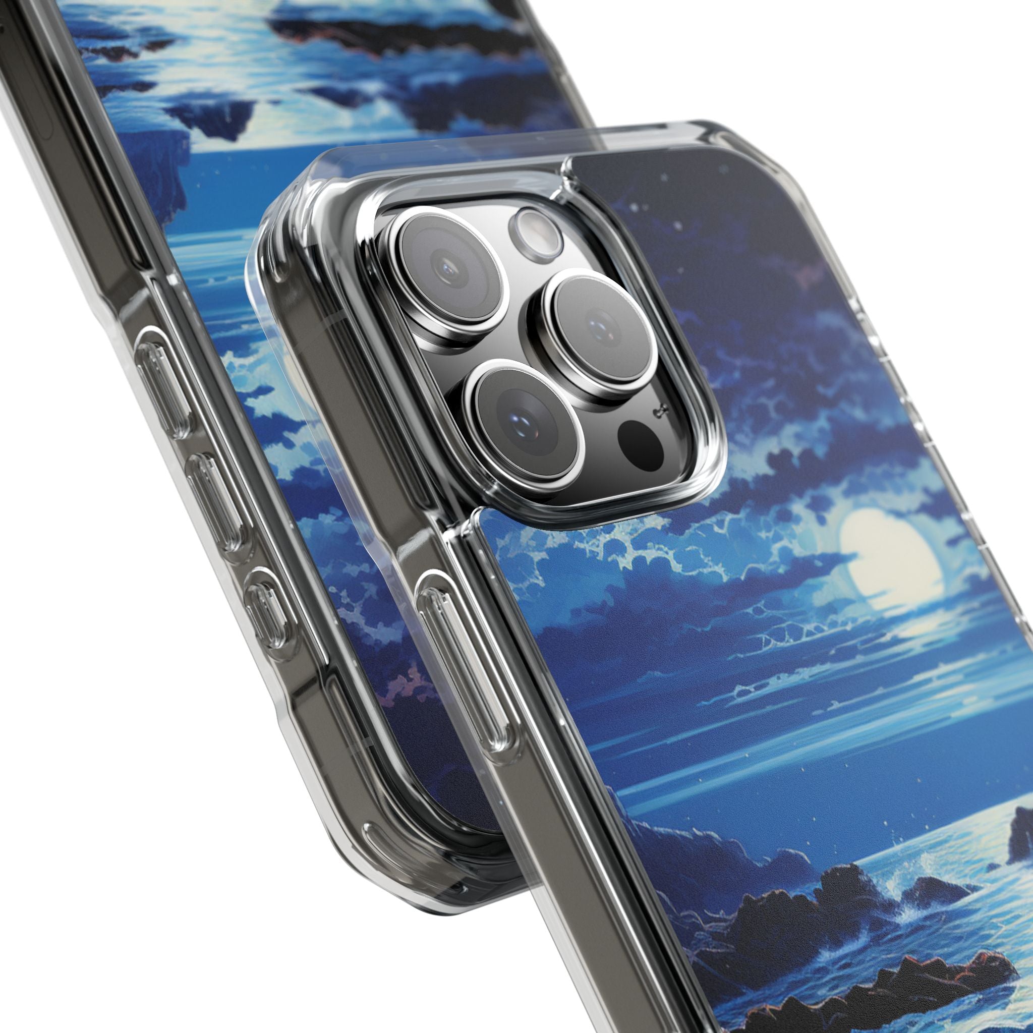 Moonlit Sea Dance iPhone Case - Impact