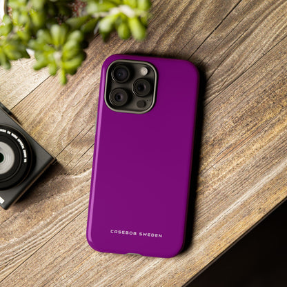 Purple iPhone 15 - Tough Phone Case