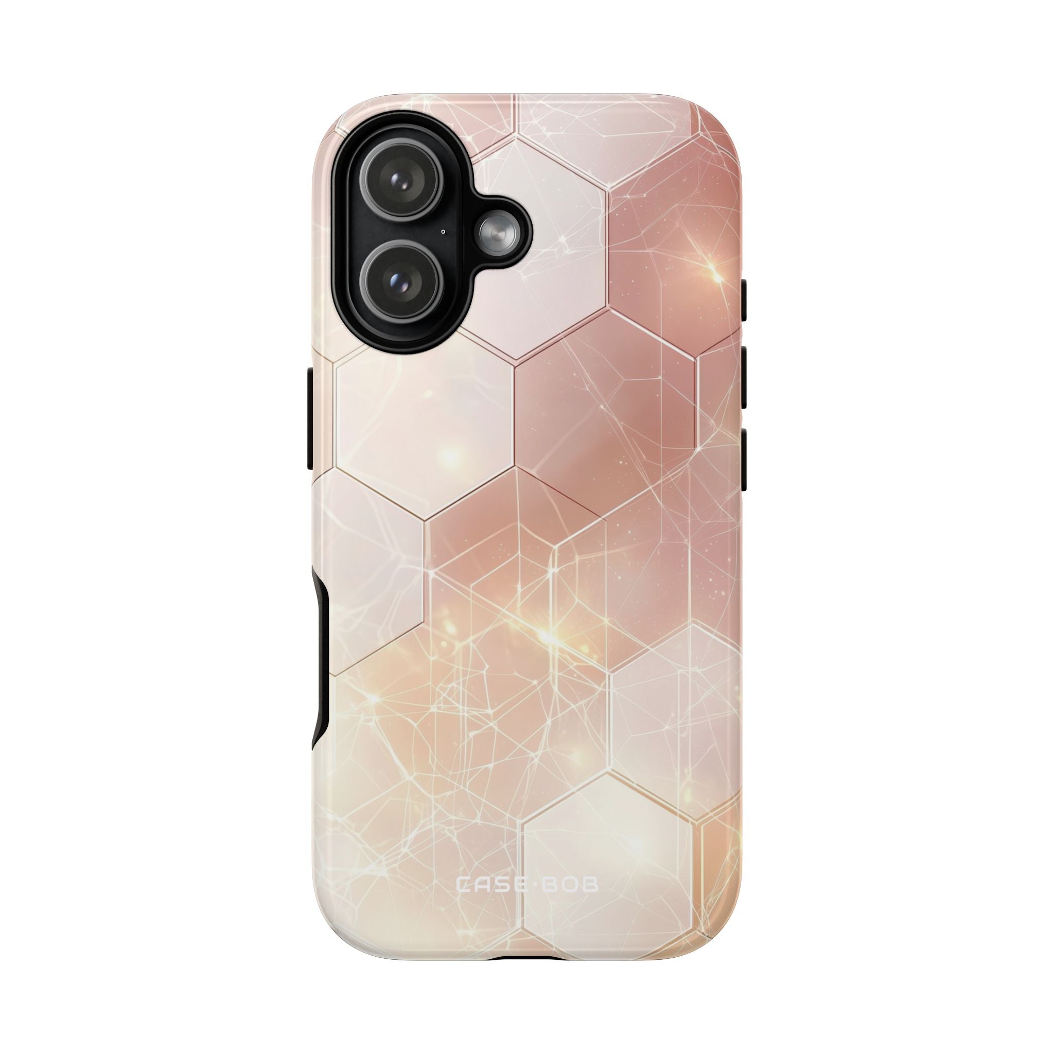 Honeycomb Glow iPhone 17 Case - Tough