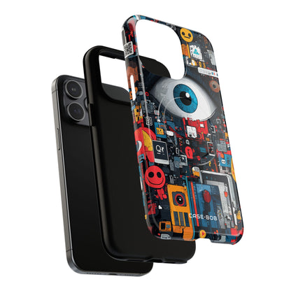 Digital Eye Blue iPhone 15 Pro Max Case - Tough+