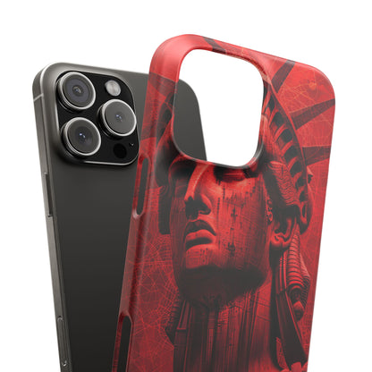 Zen Red Liberty Vision iPhone 16 - Slim Phone Case