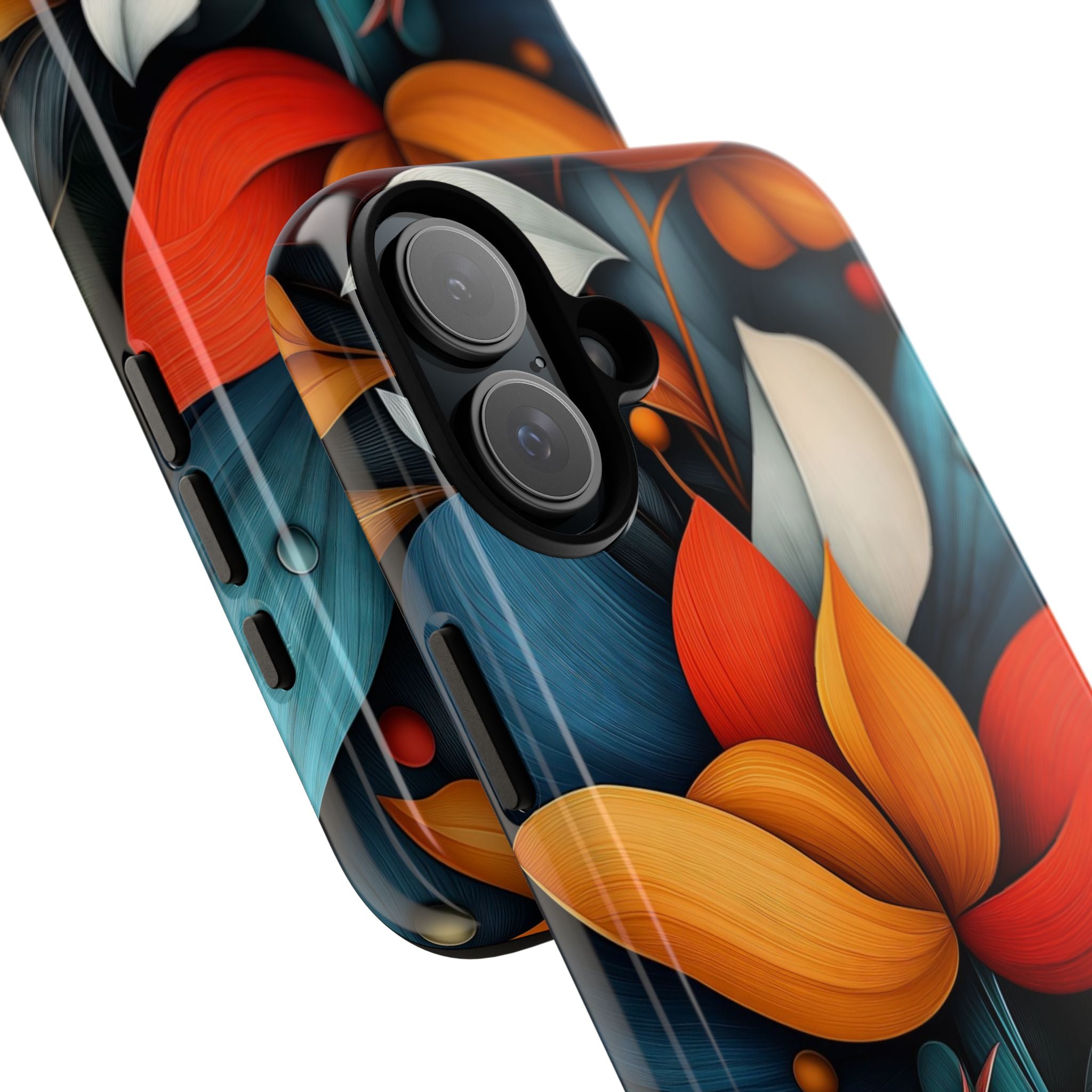 Vibrant Floral Harmony - iPhone Case