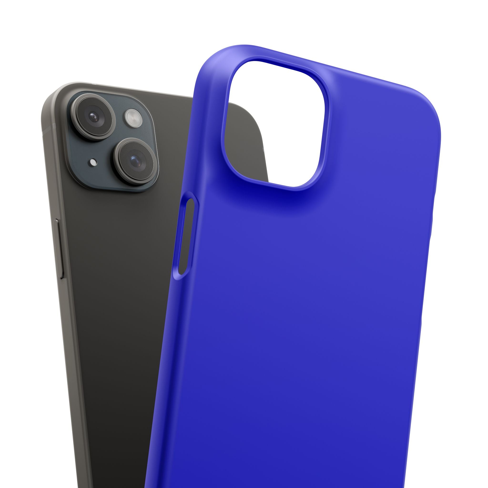 Mittelblaues iPhone 15 - Schlanke Handyhülle