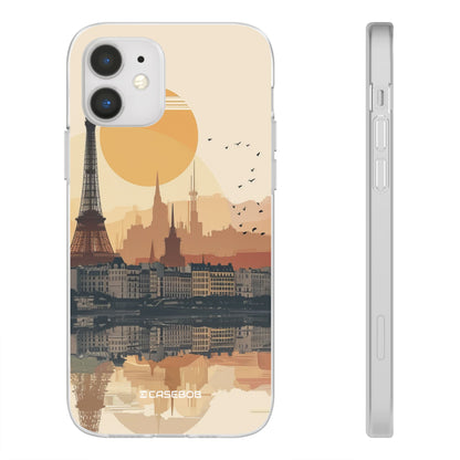 Parisian Sunset Serenity | Flexible Phone Case for iPhone