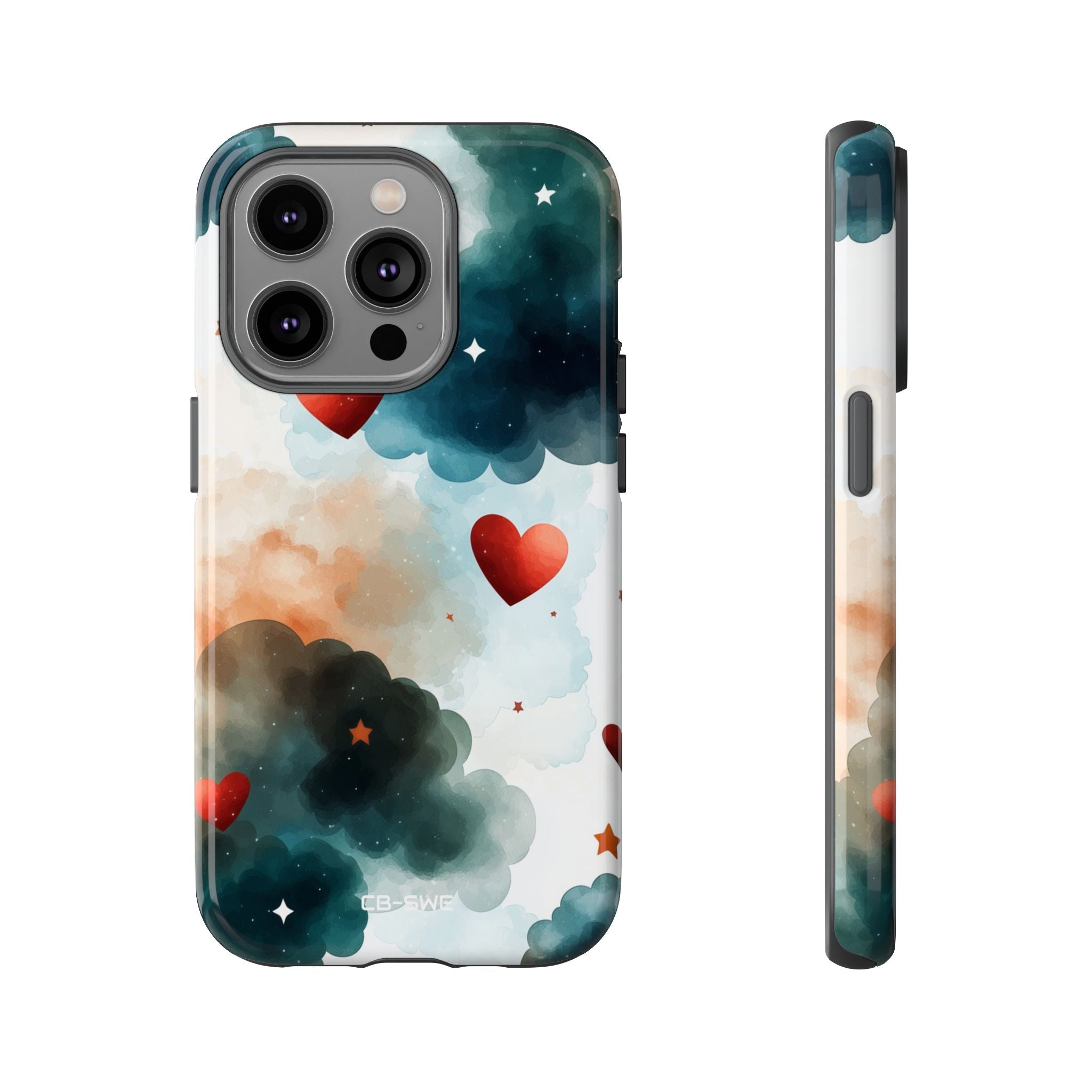 Floating Hearts Dance - iPhone Case