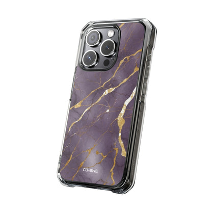 Golden Veins Flowing iPhone Case - Impact