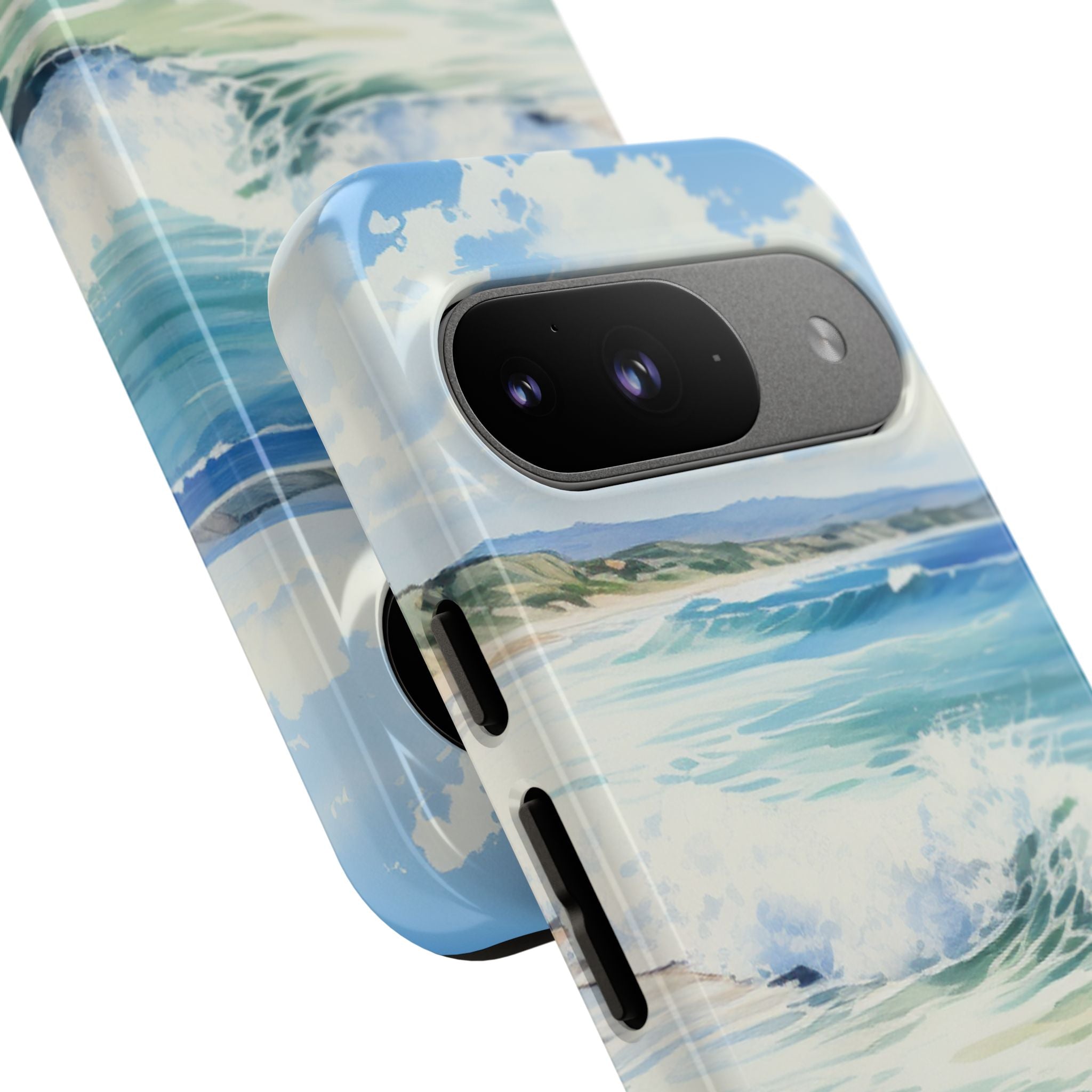 Serene Coastal Watercolors - Google Pixel Case