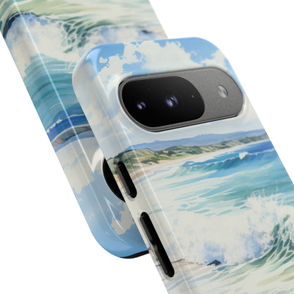 Serene Coastal Watercolors - Google Pixel Case